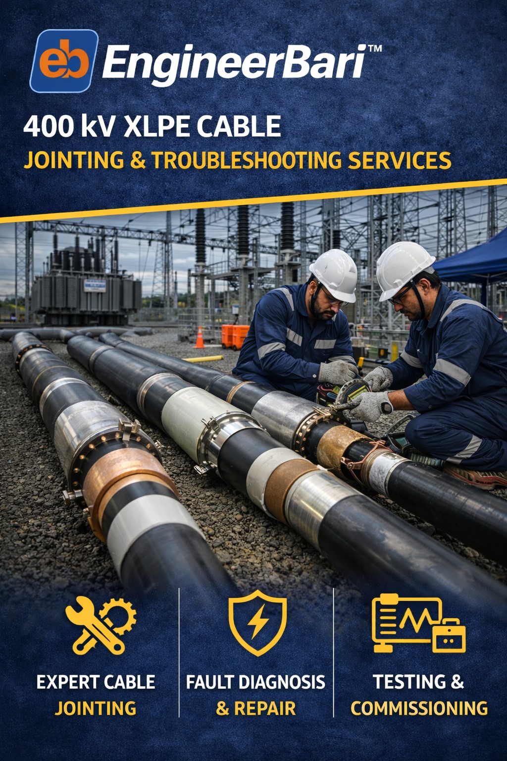 400 kV XLPE Cable Jointing & Troubleshooting Services